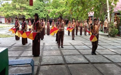 Kegiatan Penilaian Gugus Depan Berwawasan Lingkungan oleh Kwartir Cabang Kabupaten Siak
